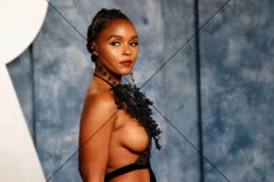 Janelle Monae At Vanity Fair Oscars Party 6" x 4" Digital Download