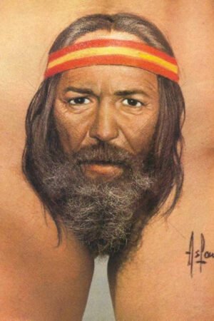 Face Tattoo Over Groin Hair – 6" x 4" Photo Print