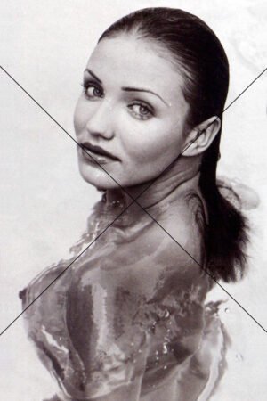 Cameron Diaz Pool Portrait Photo Print 6" x 4"