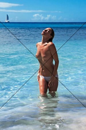 Kate Moss Ocean Wading Pose 6" x 4" Digital Download
